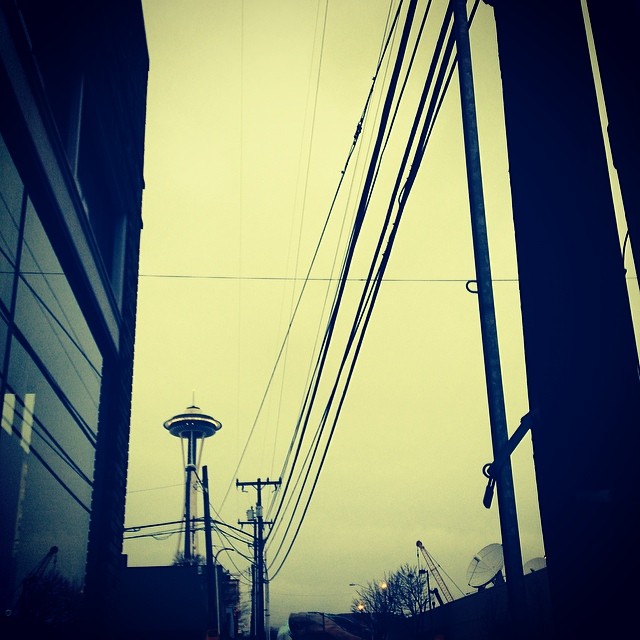 What Seattle looked like, outside the creativeLIVE studio.